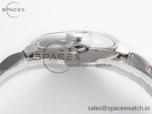 Ballon Bleu 33mm SS AF 1:1 Best Edition White Textured Dial on SS Bracelet Ronda Quartz - Image 12