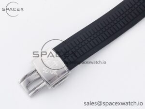 Aquanaut 5168G 42mm SS 3KF 1:1 Best Edition Black Dial on Black Rubber Strap A324 Super Clone V2 - Image 24