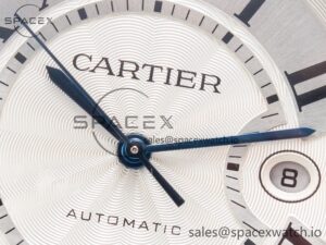 Ballon Bleu 42mm SS AF 1:1 Best Edition White Texture Dial on SS Bracelet A2824 V5 - Image 10