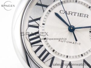 Ballon Bleu 42mm SS AF 1:1 Best Edition White Texture Dial on SS Bracelet A2824 V5 - Image 9