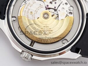 Aquanaut 5168G 42mm SS 3KF 1:1 Best Edition Black Dial on Black Rubber Strap A324 Super Clone V2 - Image 18