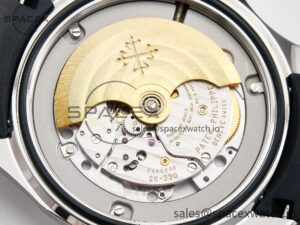 Aquanaut 5168G 42mm SS 3KF 1:1 Best Edition Black Dial on Black Rubber Strap A324 Super Clone V2 - Image 20