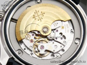Aquanaut 5168G 42mm SS 3KF 1:1 Best Edition Black Dial on Black Rubber Strap A324 Super Clone V2 - Image 21