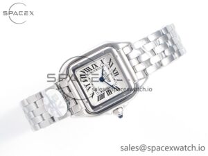 Panthère Secrete De Ladies 27mm SS BVF 1:1 Best Edition White Dial on SS Bracelet Ronda Quartz - Image 7
