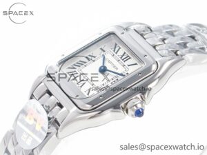 Panthère Secrete De Ladies 27mm SS BVF 1:1 Best Edition White Dial on SS Bracelet Ronda Quartz - Image 5