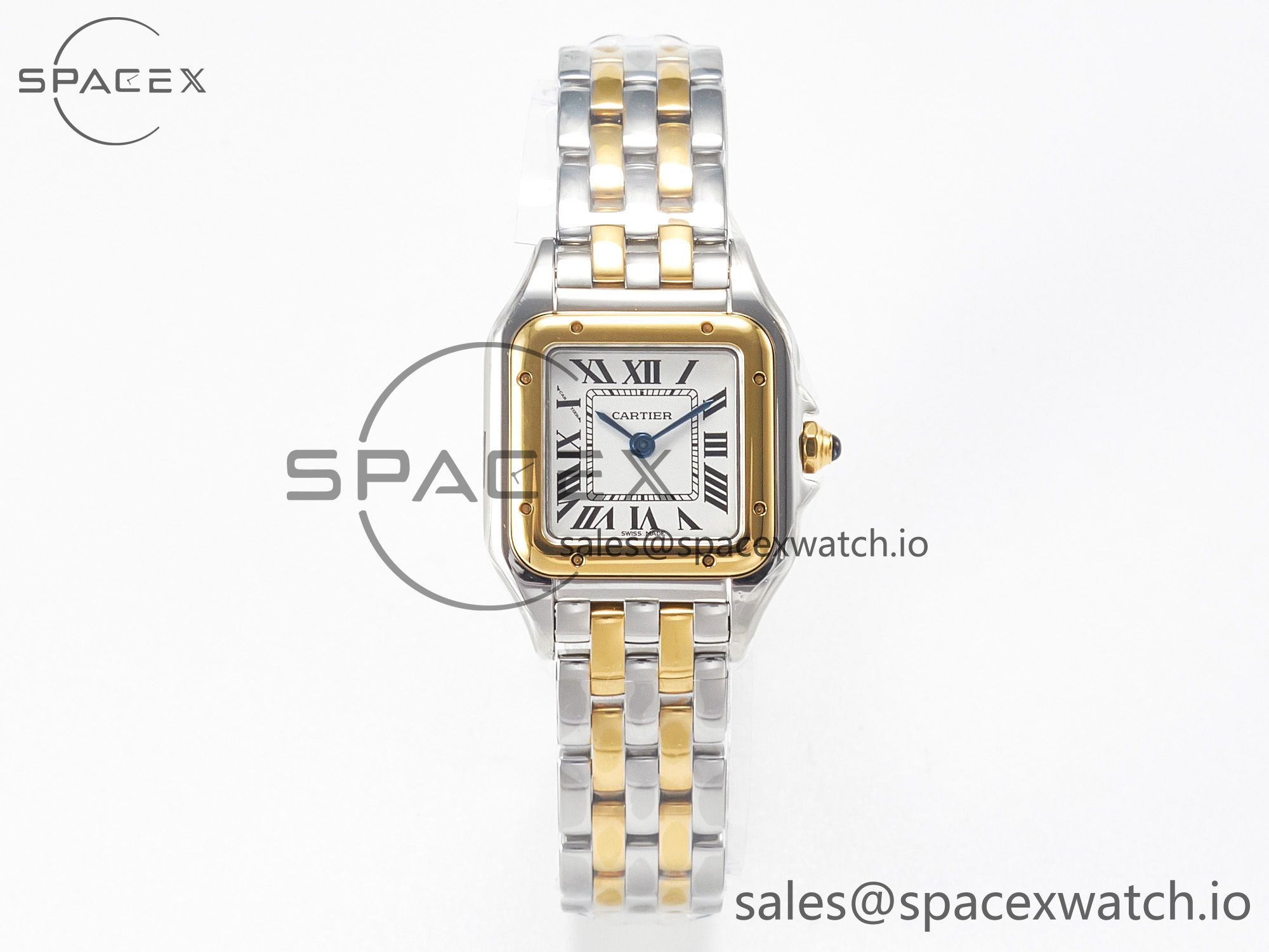 IMG_1310 拷贝 Panthère Secrete Ladies 22mm SS/YG 8848F 1:1 Best Edition White Dial on SS/YG Bracelet Ronda Quartz - Image 1