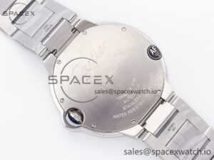 Ballon Bleu 42mm SS AF 1:1 Best Edition White Texture Dial on SS Bracelet A2824 V5 - Image 16