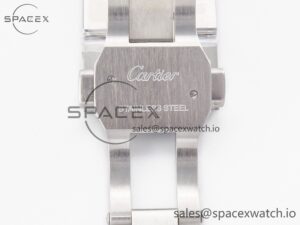 Ballon Bleu 42mm SS AF 1:1 Best Edition White Texture Dial on SS Bracelet A2824 V5 - Image 21