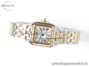 Panthère Secrete Ladies 22mm SS/YG 8848F 1:1 Best Edition White Dial on SS/YG Bracelet Ronda Quartz - Image 8