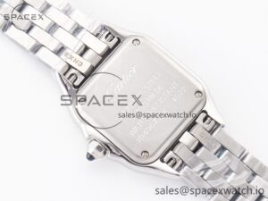 Panthère Secrete De Ladies 27mm SS BVF 1:1 Best Edition White Dial on SS Bracelet Ronda Quartz - Image 14