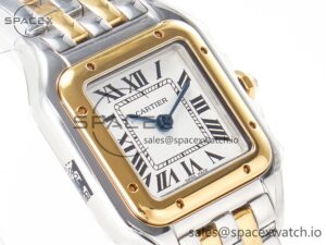 Panthère Secrete Ladies 22mm SS/YG 8848F 1:1 Best Edition White Dial on SS/YG Bracelet Ronda Quartz - Image 3