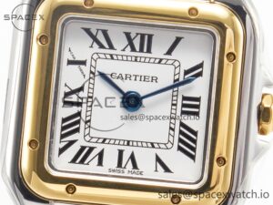 Panthère Secrete Ladies 22mm SS/YG 8848F 1:1 Best Edition White Dial on SS/YG Bracelet Ronda Quartz - Image 9