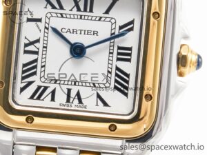 Panthère Secrete Ladies 22mm SS/YG 8848F 1:1 Best Edition White Dial on SS/YG Bracelet Ronda Quartz - Image 10