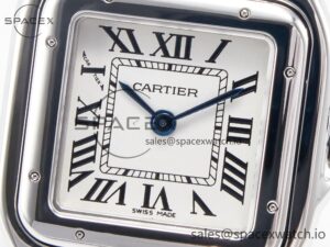 Panthère Secrete De Ladies 27mm SS BVF 1:1 Best Edition White Dial on SS Bracelet Ronda Quartz - Image 9