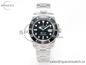 Submariner 126610LN Black 904L Steel GMF 1:1 Best Edition on SS Bracelet VR3235 V3