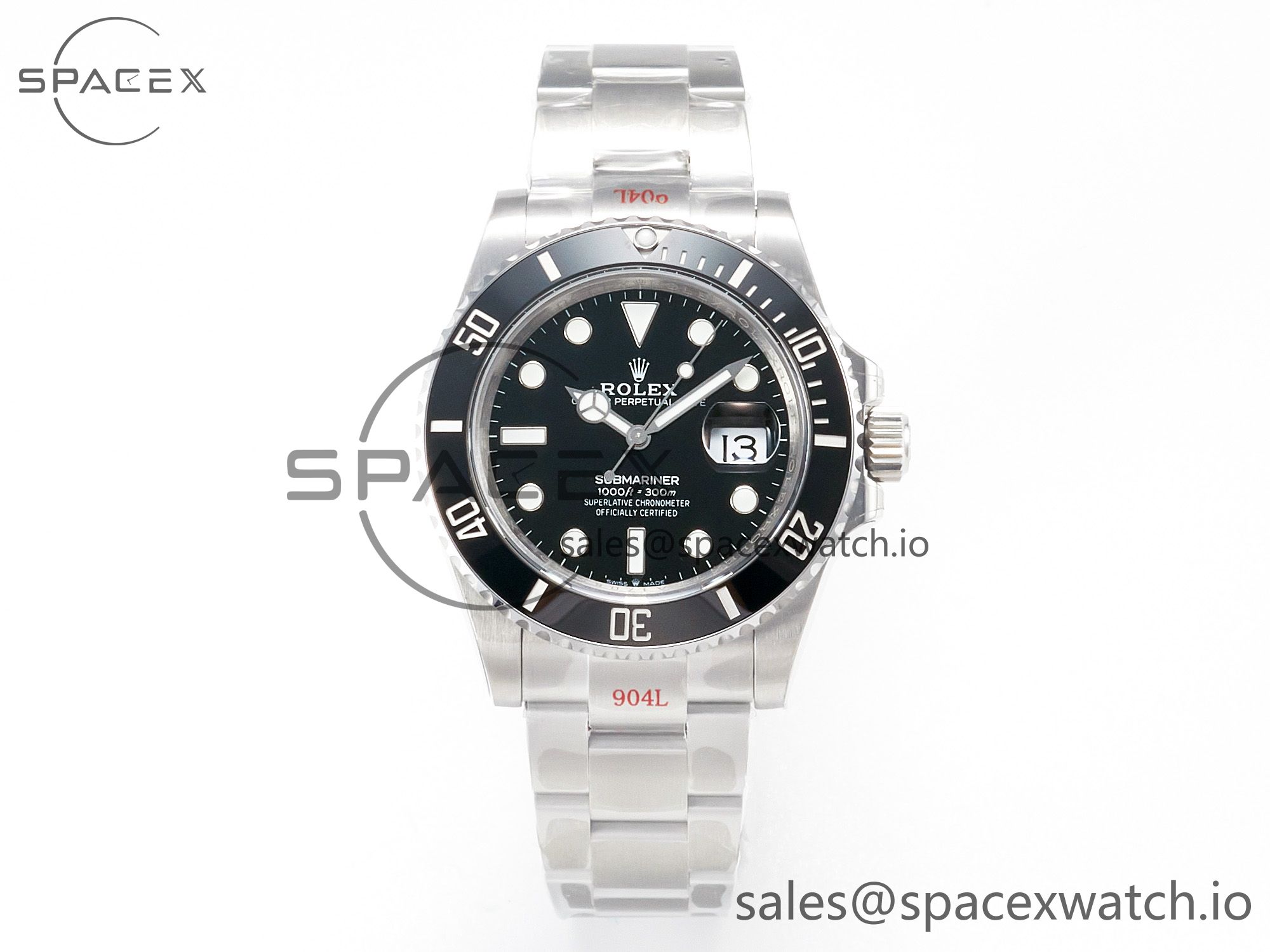 IMG_1334 拷贝 Submariner 126610LN Black 904L Steel GMF 1:1 Best Edition on SS Bracelet VR3235 V3 - Image 1