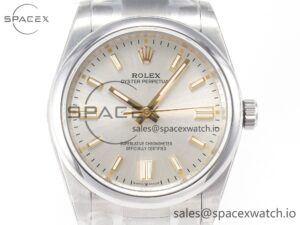Oyster Perpetual 126000 36mm BPF 1:1 Best Edition 904L Steel Silver White Dial A3230 - Image 2
