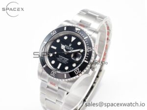 Submariner 126610LN Black 904L Steel GMF 1:1 Best Edition on SS Bracelet VR3235 V3 - Image 4