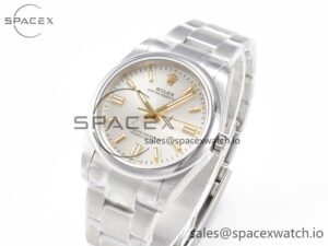 Oyster Perpetual 126000 36mm BPF 1:1 Best Edition 904L Steel Silver White Dial A3230 - Image 4