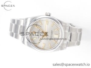 Oyster Perpetual 126000 36mm BPF 1:1 Best Edition 904L Steel Silver White Dial A3230 - Image 8