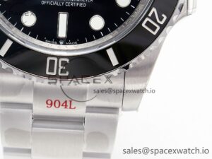 Submariner 126610LN Black 904L Steel GMF 1:1 Best Edition on SS Bracelet VR3235 V3 - Image 12