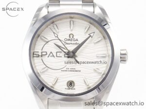 Aqua Terra 150M SS VSF 1:1 Best Edition White Dial SS Hand on SS Bracelet A8800 - Image 2