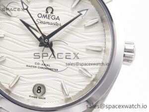 Aqua Terra 150M SS VSF 1:1 Best Edition White Dial SS Hand on SS Bracelet A8800 - Image 10