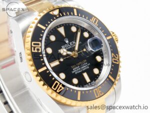 Sea-Dweller 126603 APF Best Edition Black Dial on SS/YG Bracelet VR3235 - Image 3