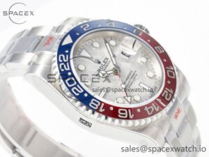 GMT-Master II 126719 BLRO Blue/Red Ceramic GMF Best Edition Meteorite Dial on Bracelet A3285 CHS - Image 6