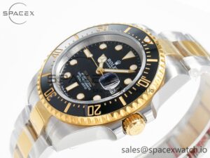 Sea-Dweller 126603 APF Best Edition Black Dial on SS/YG Bracelet VR3235 - Image 5