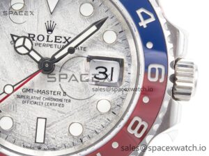 GMT-Master II 126719 BLRO Blue/Red Ceramic GMF Best Edition Meteorite Dial on Bracelet A3285 CHS - Image 11