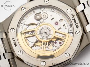 Royal Oak 41mm 15500 SS ZF 1:1 Best Edition Black Textured Dial on SS Bracelet SA4302 Super Clone V3 - Image 16