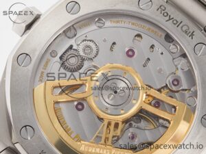 Royal Oak 41mm 15500 SS ZF 1:1 Best Edition Black Textured Dial on SS Bracelet SA4302 Super Clone V3 - Image 17
