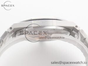 Royal Oak 39mm 15202 SS ZF 1:1 Best Edition Blue Textured Dial on SS Bracelet A2121 V2 - Image 9