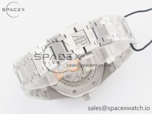 Royal Oak 39mm 15202 SS ZF 1:1 Best Edition Blue Textured Dial on SS Bracelet A2121 V2 - Image 11