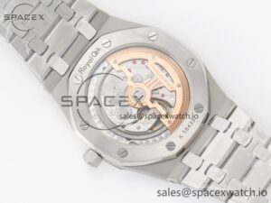 Royal Oak 39mm 15202 SS ZF 1:1 Best Edition Blue Textured Dial on SS Bracelet A2121 V2 - Image 16