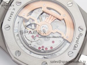 Royal Oak 39mm 15202 SS ZF 1:1 Best Edition Blue Textured Dial on SS Bracelet A2121 V2 - Image 18