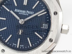 Royal Oak 39mm 15202 SS ZF 1:1 Best Edition Blue Textured Dial on SS Bracelet A2121 V2 - Image 14