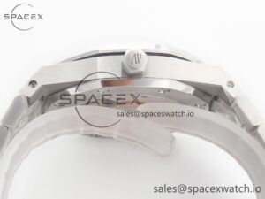 Royal Oak 34mm SS ZF 1:1 Best Edition White Textured Dial on SS Bracelet A5800 - Image 12