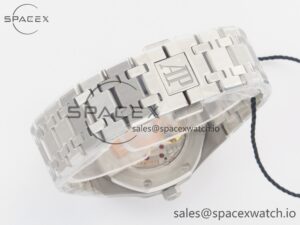 Royal Oak 34mm SS ZF 1:1 Best Edition White Textured Dial on SS Bracelet A5800 - Image 14