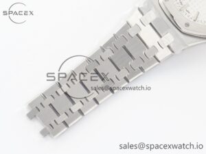 Royal Oak 34mm SS ZF 1:1 Best Edition White Textured Dial on SS Bracelet A5800 - Image 20