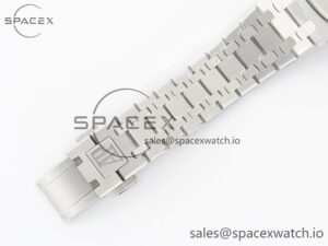 Royal Oak 34mm SS ZF 1:1 Best Edition White Textured Dial on SS Bracelet A5800 - Image 21