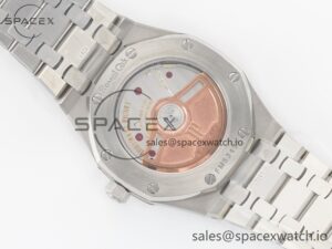 Royal Oak 34mm SS ZF 1:1 Best Edition White Textured Dial on SS Bracelet A5800 - Image 15