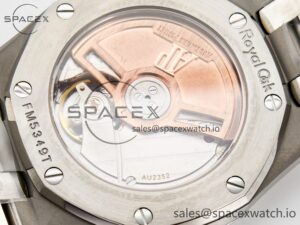 Royal Oak 34mm SS ZF 1:1 Best Edition White Textured Dial on SS Bracelet A5800 - Image 19