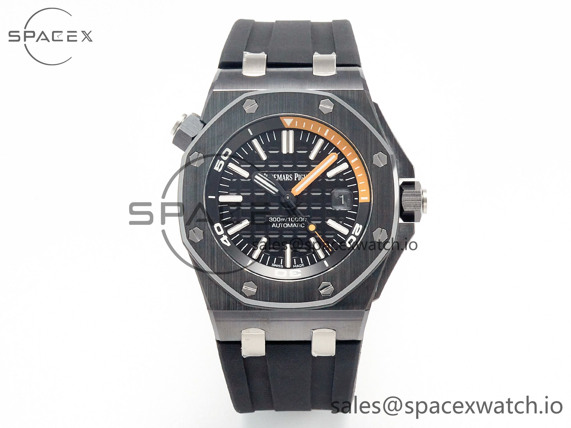 IMG_1547 拷贝 Royal Oak Offshore Diver 15707 Black Ceramic ZF 1:1 Best Edition SA3120 Super Clone - Image 1