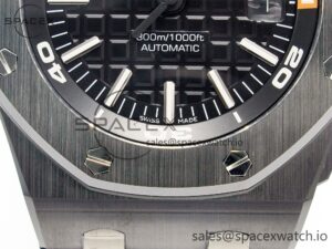 Royal Oak Offshore Diver 15707 Black Ceramic ZF 1:1 Best Edition SA3120 Super Clone - Image 12