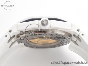 Royal Oak Offshore Diver 15707 White Ceramic ZF 1:1 Best Edition SA3120 Super Clone - Image 14