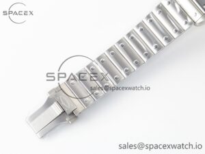 Santos de Cartier 40mm SS BVF 1:1 Best Edition White Dial on SS Bracelet MIYOTA 9015 - Image 17