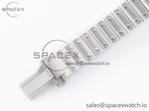 Santos de Cartier 35mm SS 2018 BVF 1:1 Best Edition White Dial on SS SmartLinks Bracelet MIYOTA 9015 V2 - Image 17