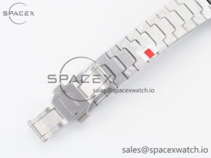 Santos de Cartier 35mm SS 2018 BVF 1:1 Best Edition White Dial on SS SmartLinks Bracelet MIYOTA 9015 V2 - Image 18